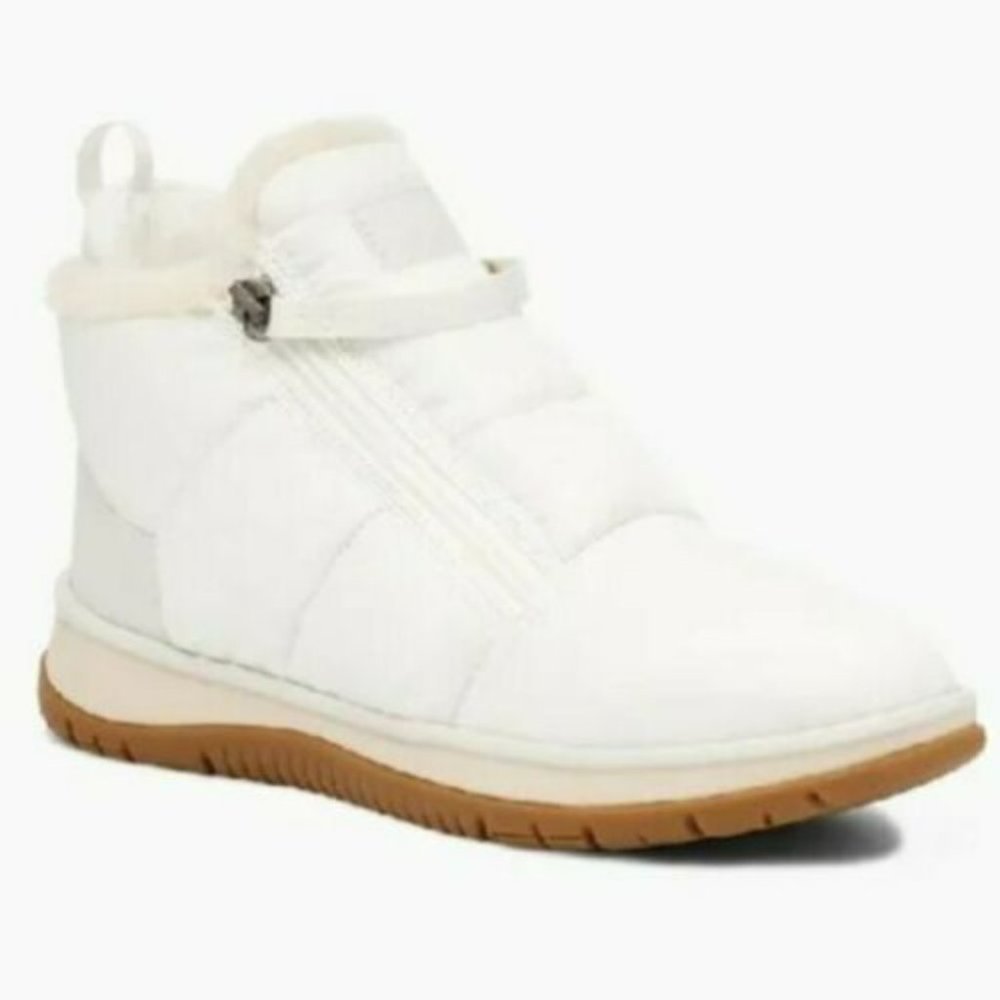 NEW UGG WOMEN'S PUFFER LAKESIDER WINTER SPRING FALL WHITE‎ BOOTS